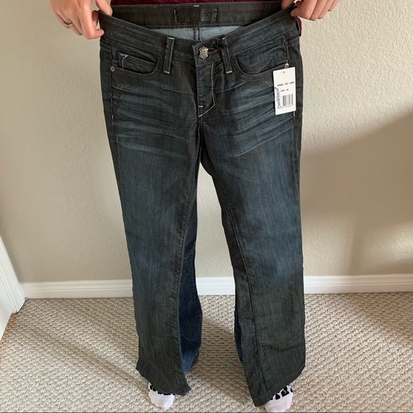 NEW Monarchy Dark-Wash Bootcut Jeans - Picture 2 of 12